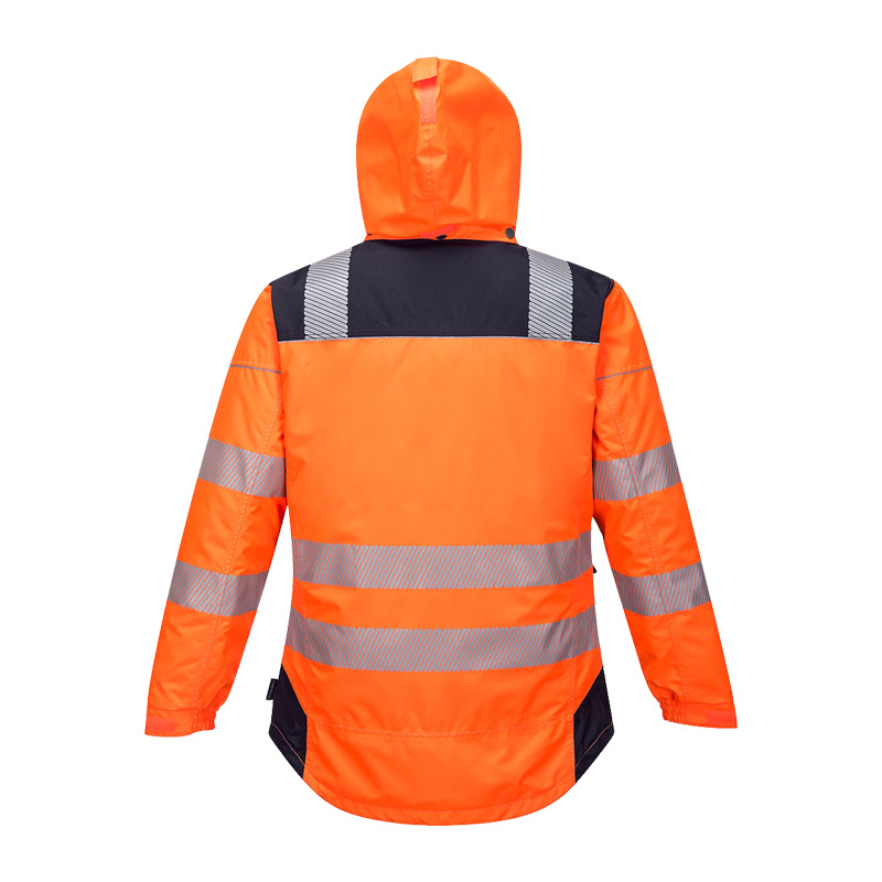PortWest T400 Insulatex Warnschutz Winter Jacke gefüttert wasserdicht