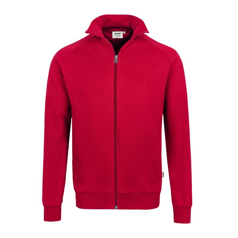 Hakro 606 PREMIUM Sweat-Jacke Comfort Fit aus Baumwolle