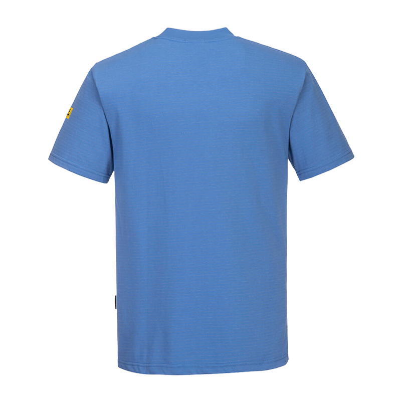 PortWest AS20 Antistatik ESD T-Shirt kurzarm für EPA Bereiche