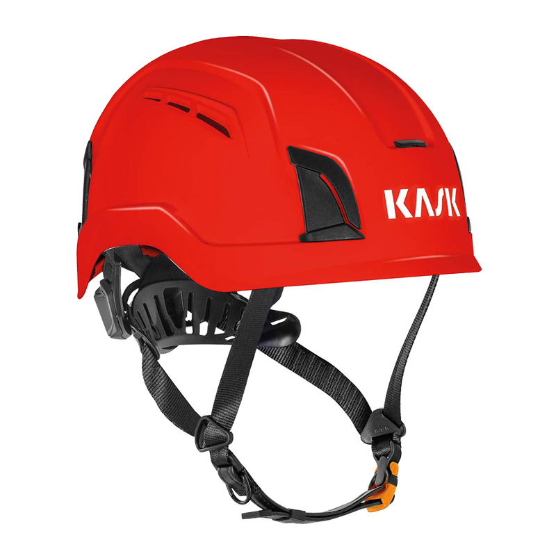 Roter Kask Zenith X MAX AIR Industriehelm für große Köpfe bis 66 cm mit Belüftung und Kinnriemen