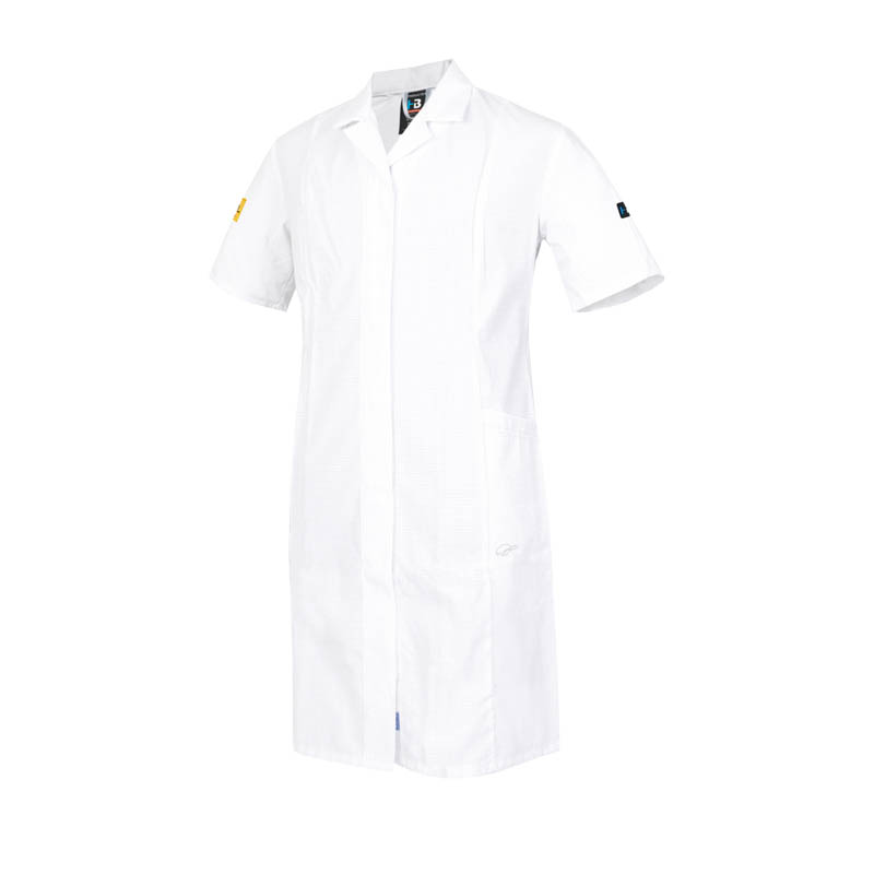 HB CONDUCTEX ESD Damen Mantel kurzarm tailliert