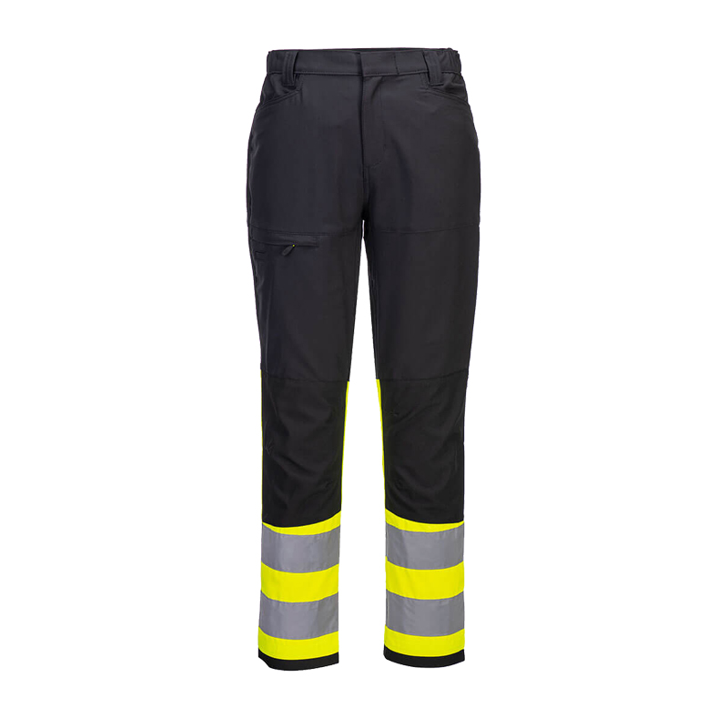 PortWest CD888 ECO Stretch Warnschutz Hose aus recyceltem PES