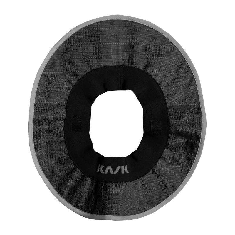 KASK Sun Shield Sombrero mit UV-Schutz für alle Modelle, schwarzer Nacken- und Sonnenschutz für Kask Helme