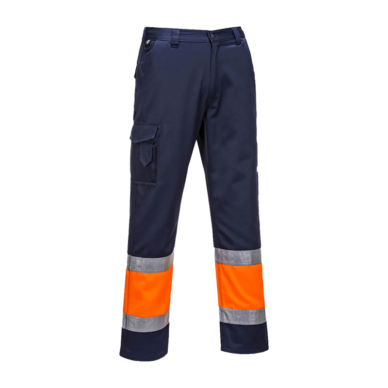 PortWest L049 Warnschutz Kontrast Hose extra leicht Klasse 1