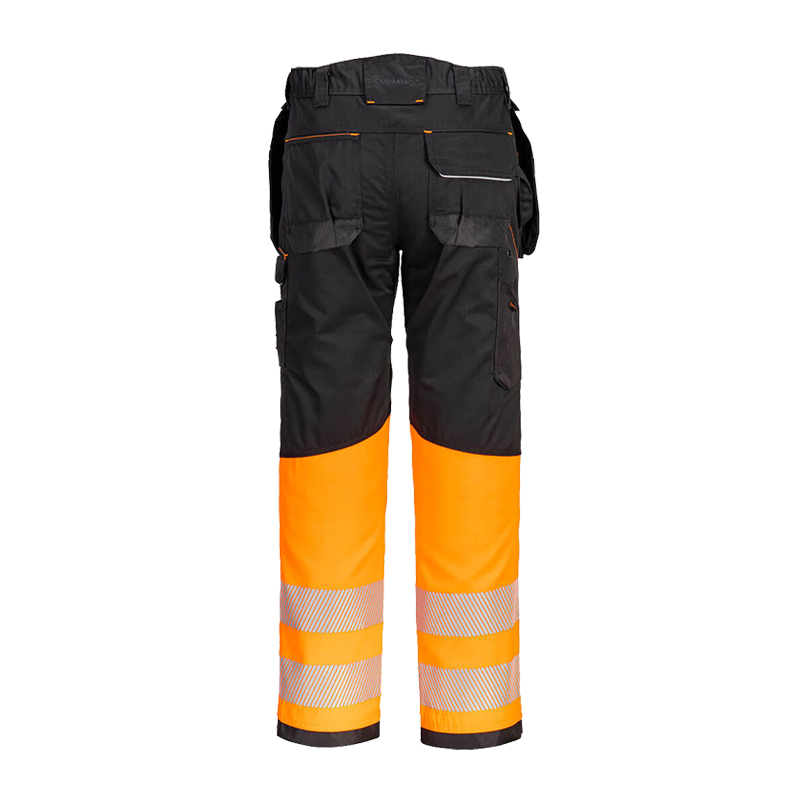 PortWest PW307 Warnschutz Hose mit Holstertaschen abnehmbar