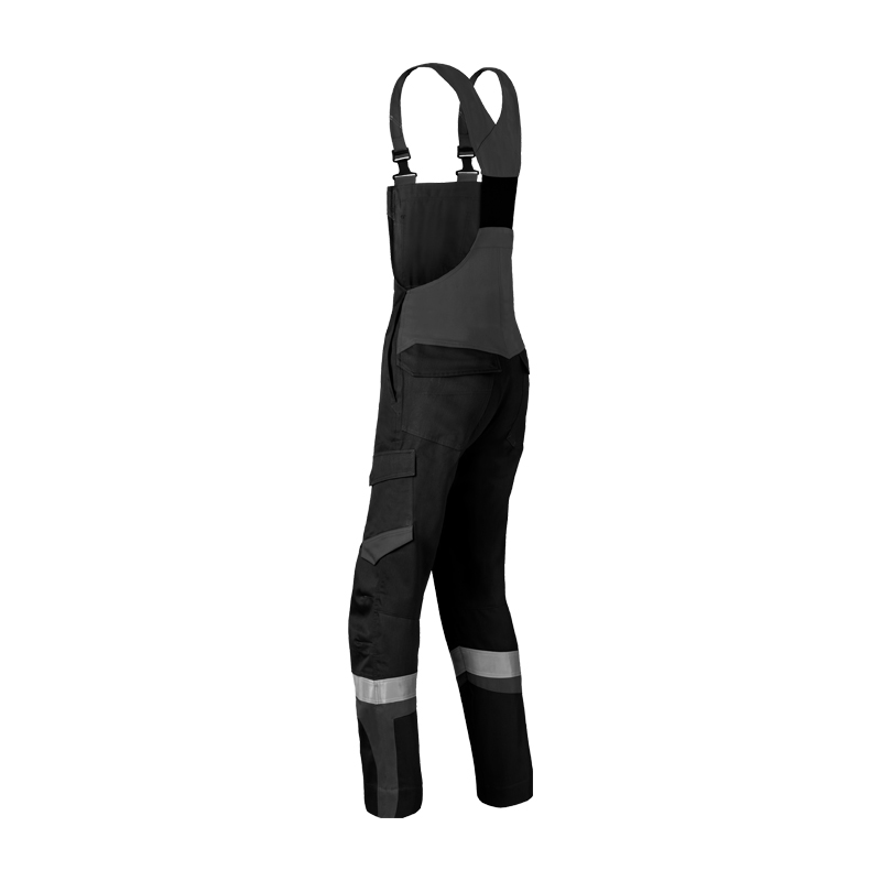 HaVeP 5Safety Image+ 20291 MultiNorm Latzhose APC2 von HaVeP, schwarz-grau, mit verstellbaren Trägern, Taschen und Reflexstreifen