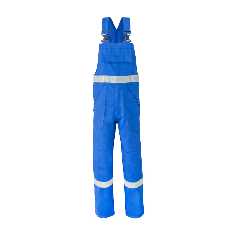 HaVeP 5Safety 2151 MultiNorm Latzhose APC1 von HaVeP, blau, mit Brusttasche und Reflexstreifen an Taille und Beinen