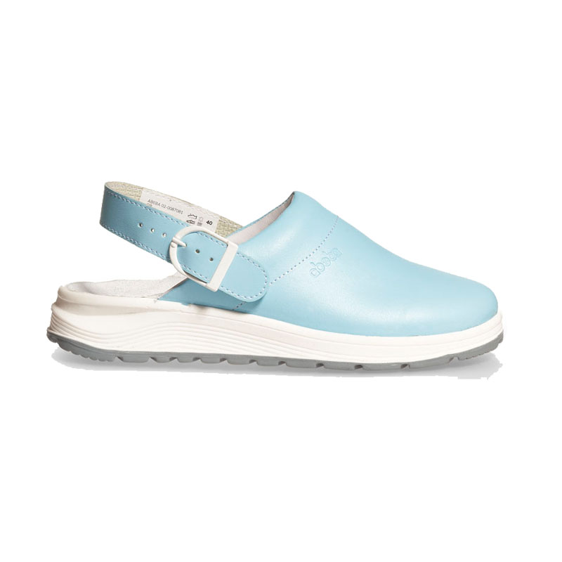 Abeba 87081 Active OB Clog mit Fersenriemen | Glattleder