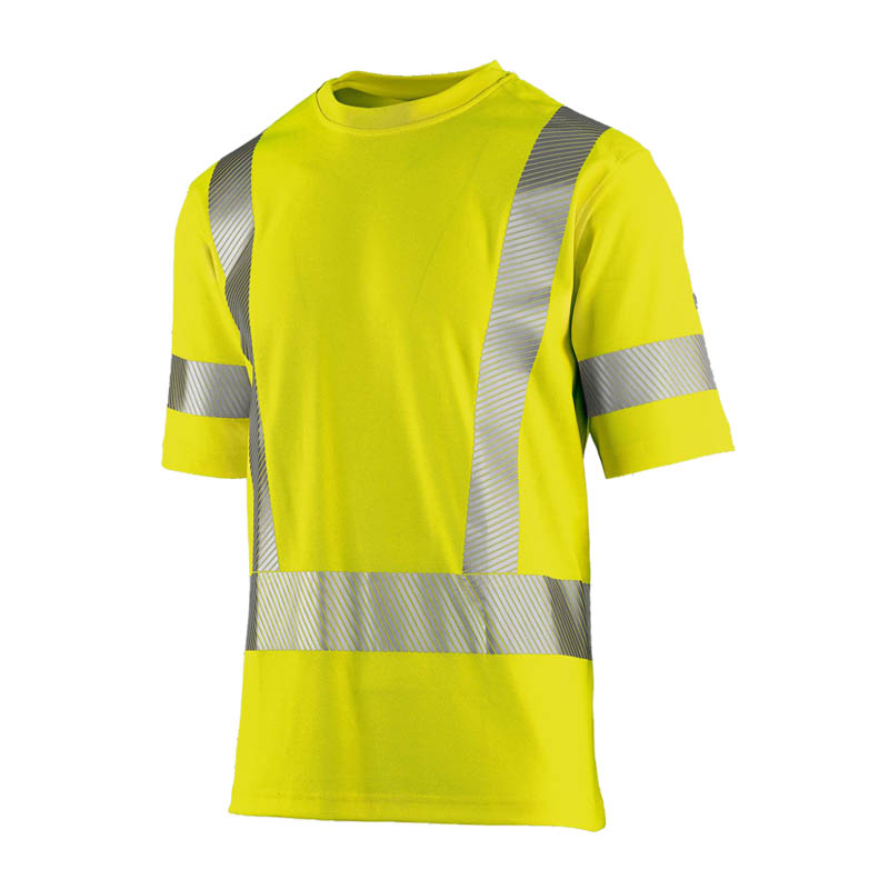 BP 2136 Warnschutz Comfort T-Shirt mit Ärmel-Reflexstreifen