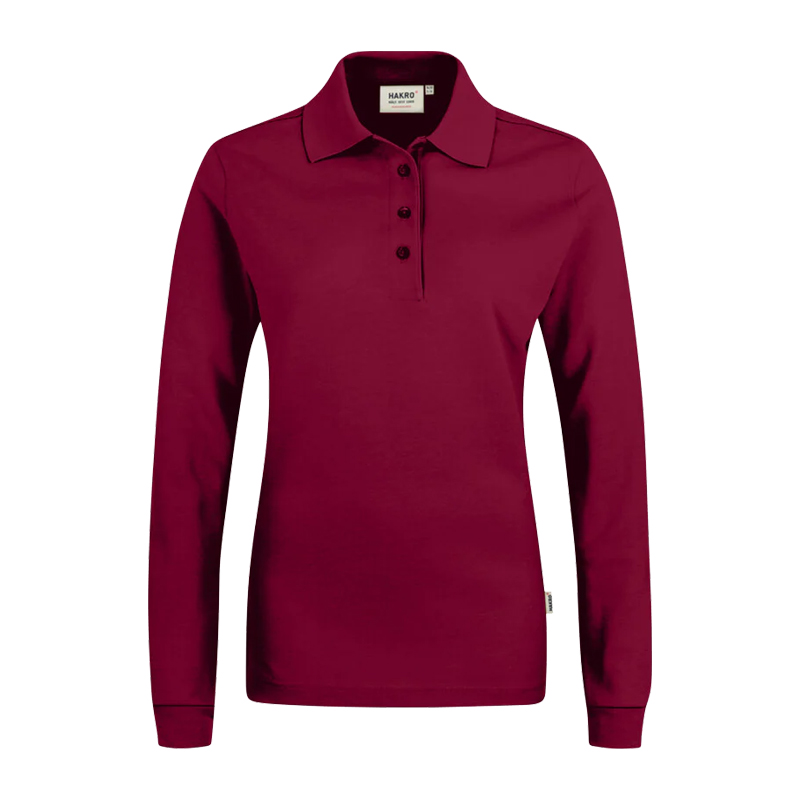 Hakro 215 Damen Polo-Shirt LongSleeve Comfort Fit verstärkte Baumwolle | 1/1 arm