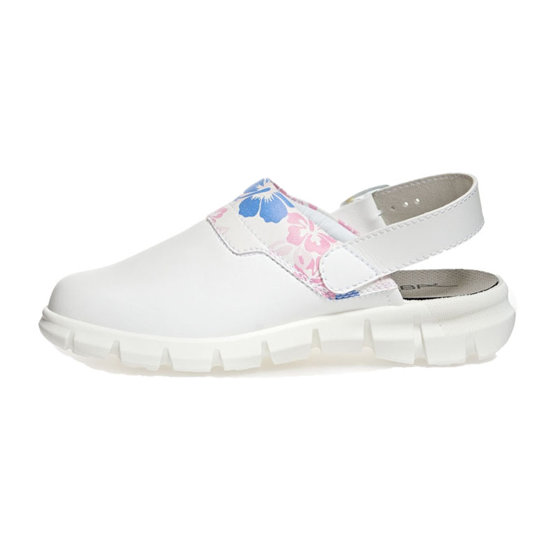 Abeba 7320 Dynamic OB Clog mit Motiv | Microfaser