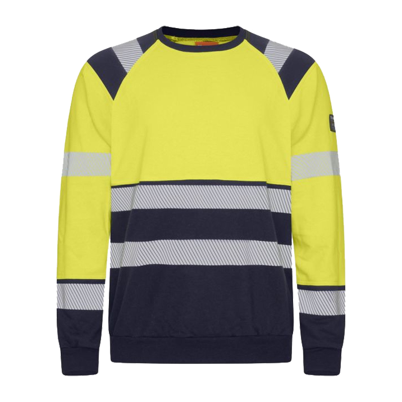 Tranemo Cantex FR Hi-Vis MultiNorm Sweat-Shirt 1/1 arm metallfrei | 508589