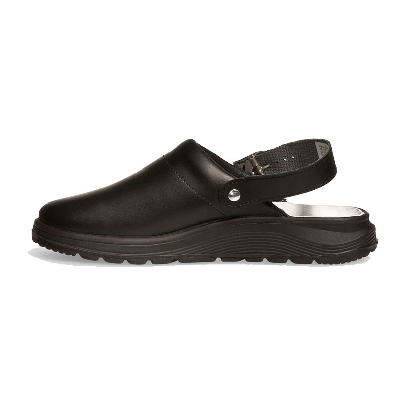 Abeba 87031 Active OB Clog mit Fersenriemen | Glattleder
