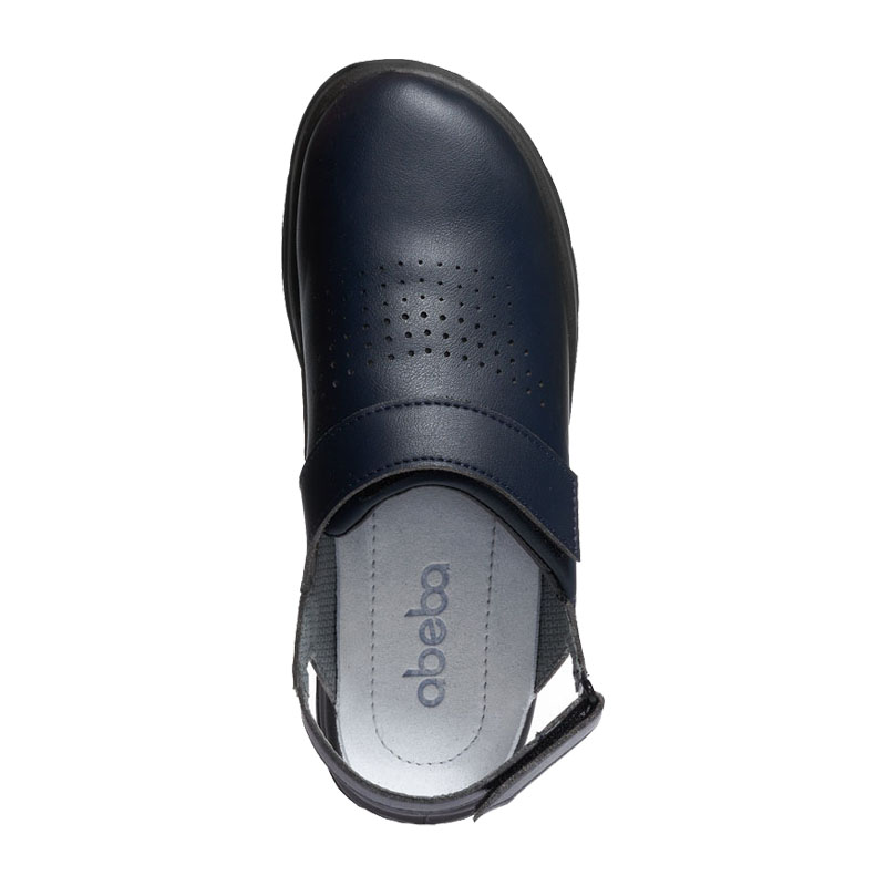 Abeba 845020 Active OB Clog perforiert mit Fersenriemen | Microfaser