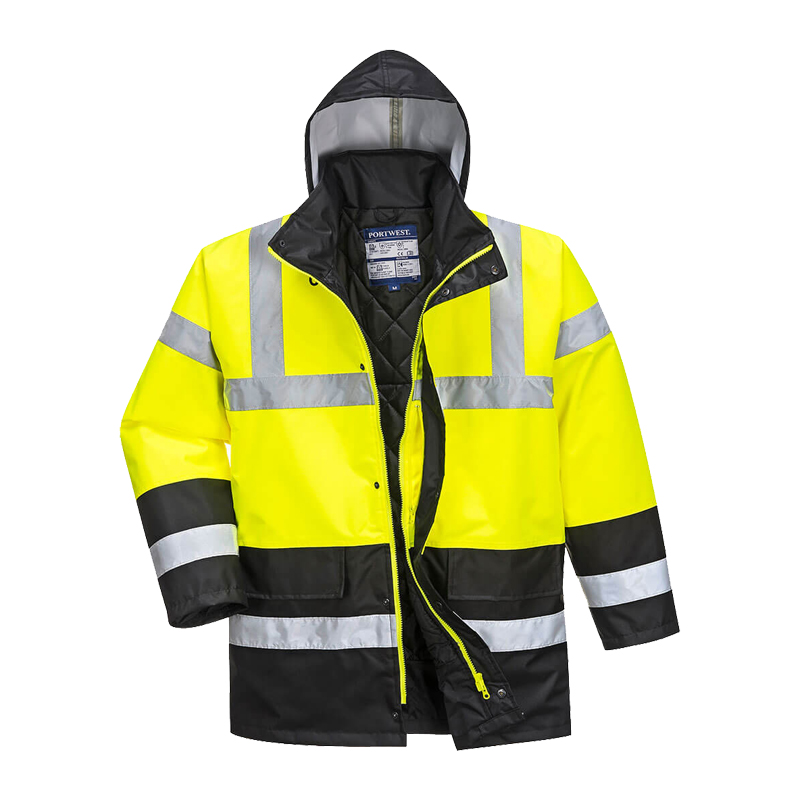 PortWest S466 Winter Warnschutz Jacke Kontrast Kälteschutz zertifiziert
