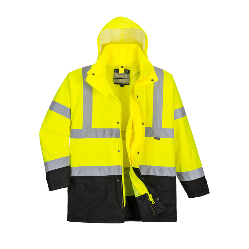 PortWest S768 Warnschutz 5 in 1 Exekutiv Wetterschutz Jacke multifunktional