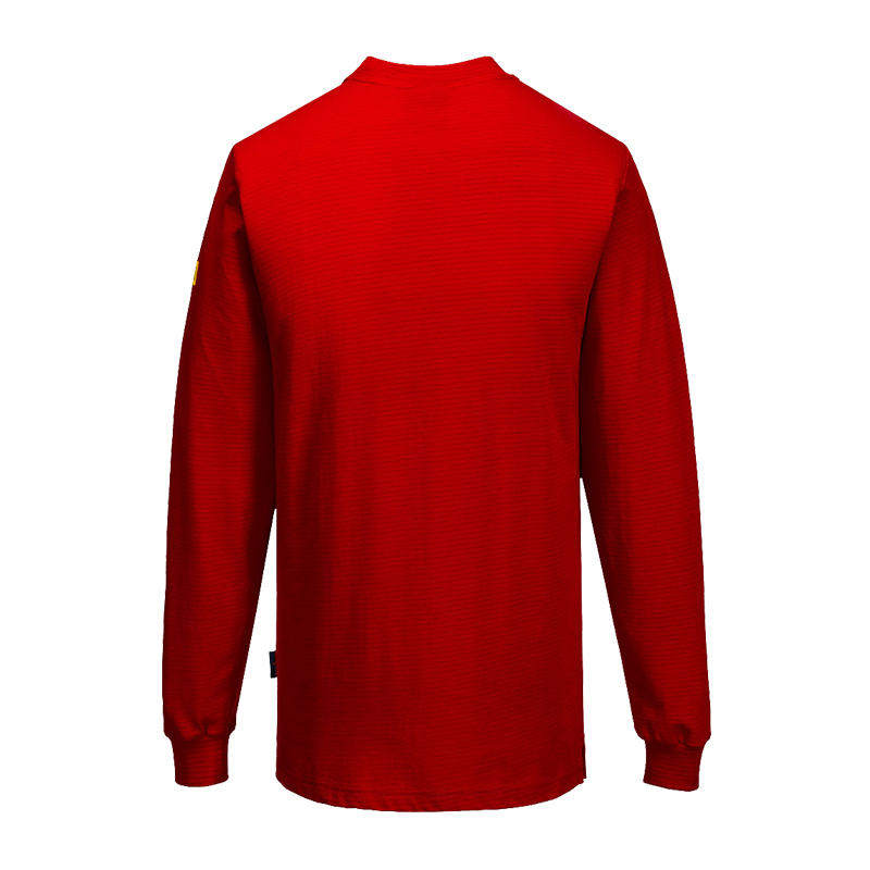 PortWest AS22 Antistatik ESD T-Shirt langarm für EPA Bereiche