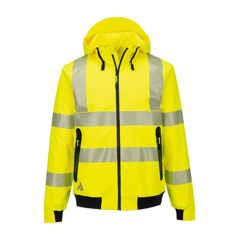 PortWest KX315 Warnschutz Regen Pilot Jacke