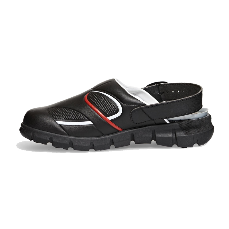 Abeba 7332 Dynamic OB Clog mit Fersenriemen | Microfaser