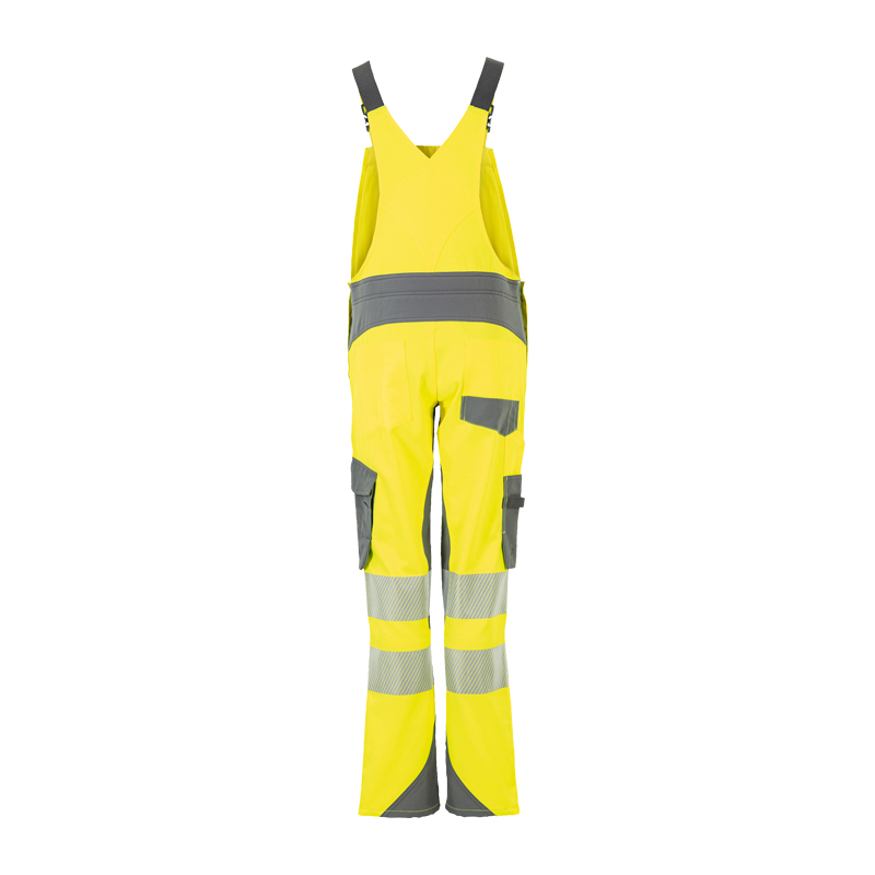 Planam Norit Damen Warnschutz Latzhose mit Stretch