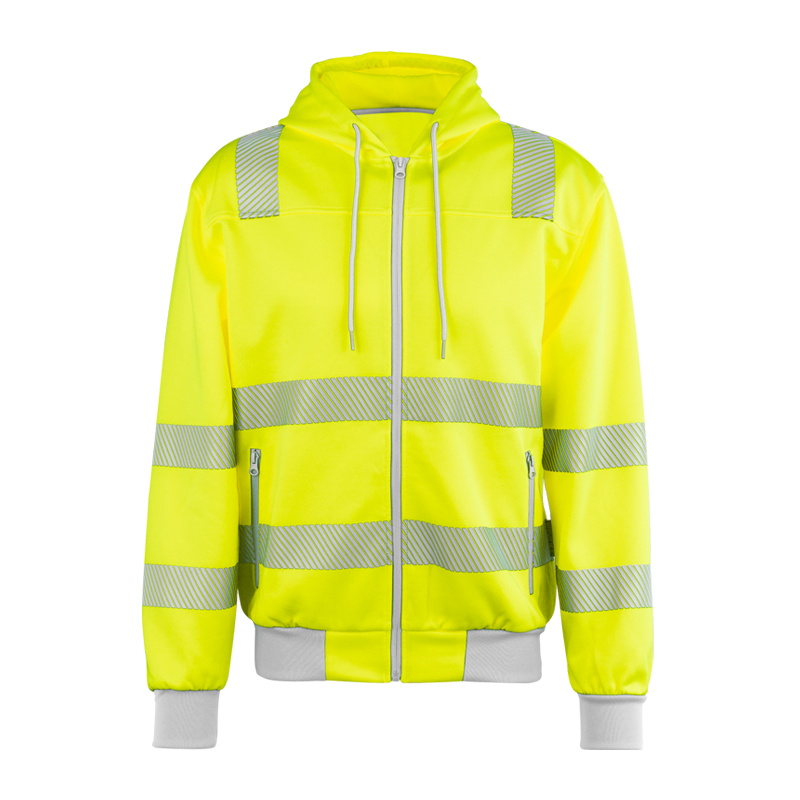 Planam Norit Warnschutz Hoodie mit Reissverschluss