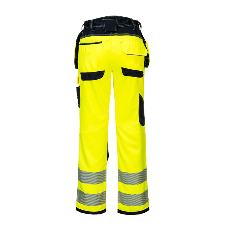 PortWest PW306 Warnschutz Stretch Bundhose mit Holstertaschen
