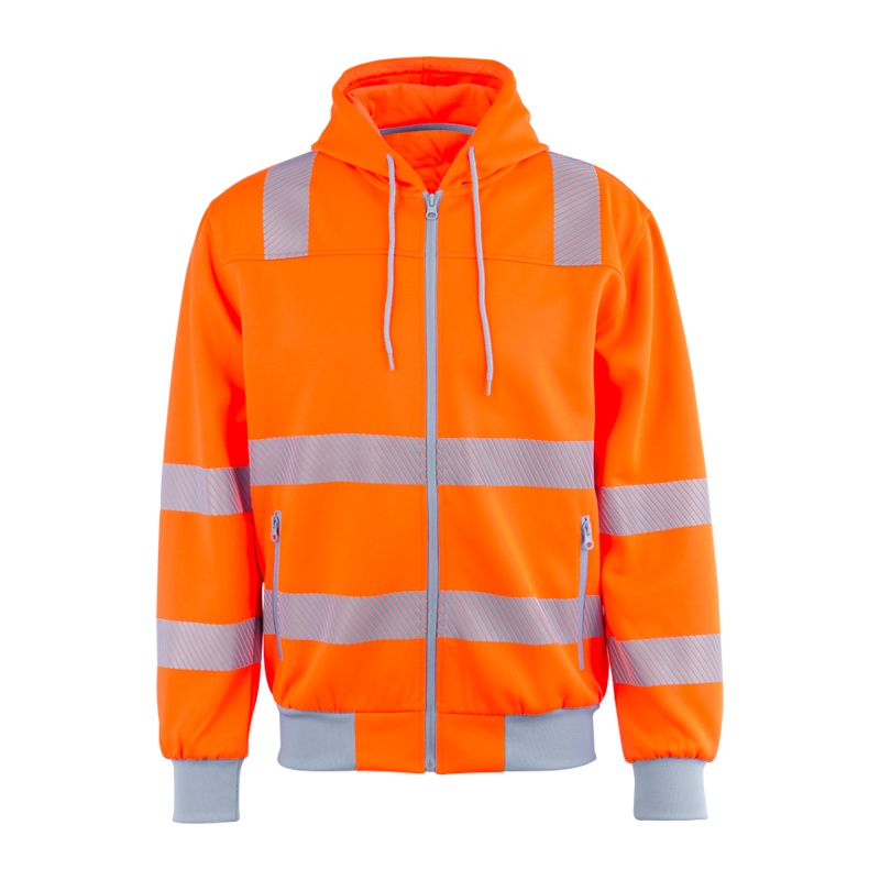 Planam Norit Warnschutz Hoodie mit Reissverschluss