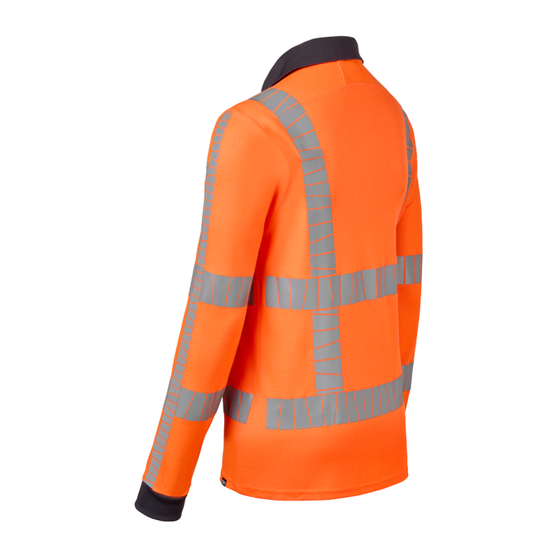 HaVeP 10083 Infra Warnschutz Polo-Shirt langarm RWS+