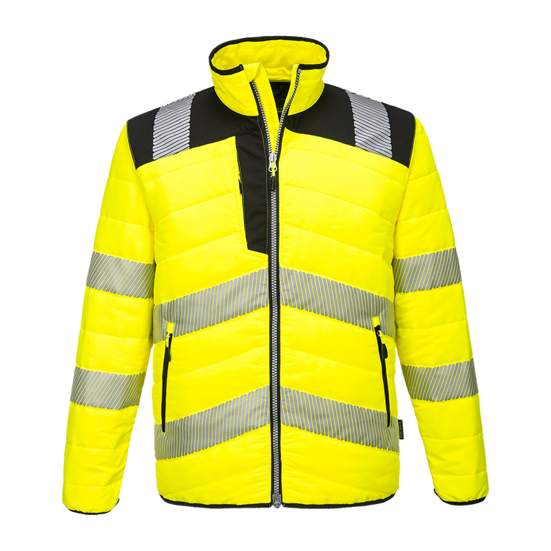 PortWest PW371 Warnschutz Steppjacke mit Insulatex Futter