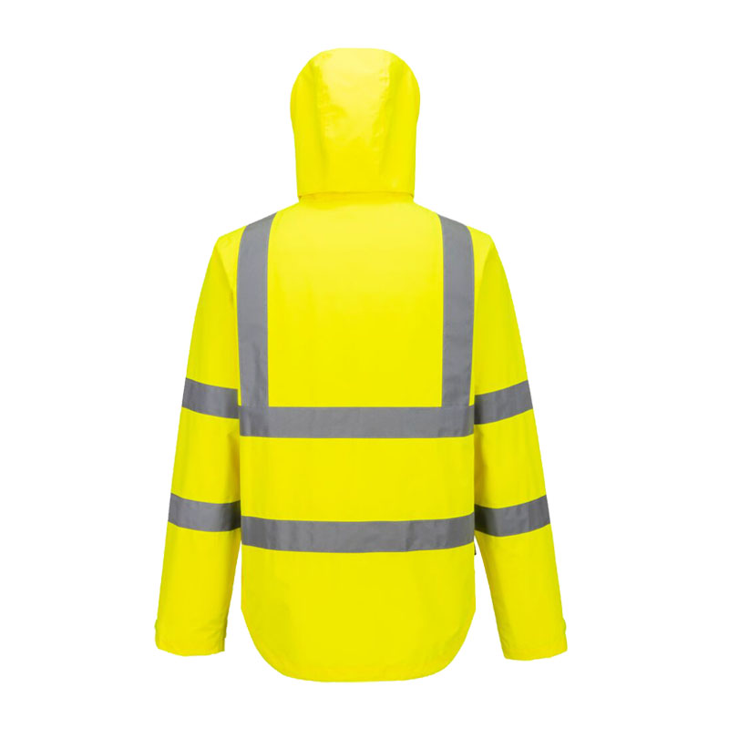 PortWest S164 leichte Warnschutz Regen Jacke