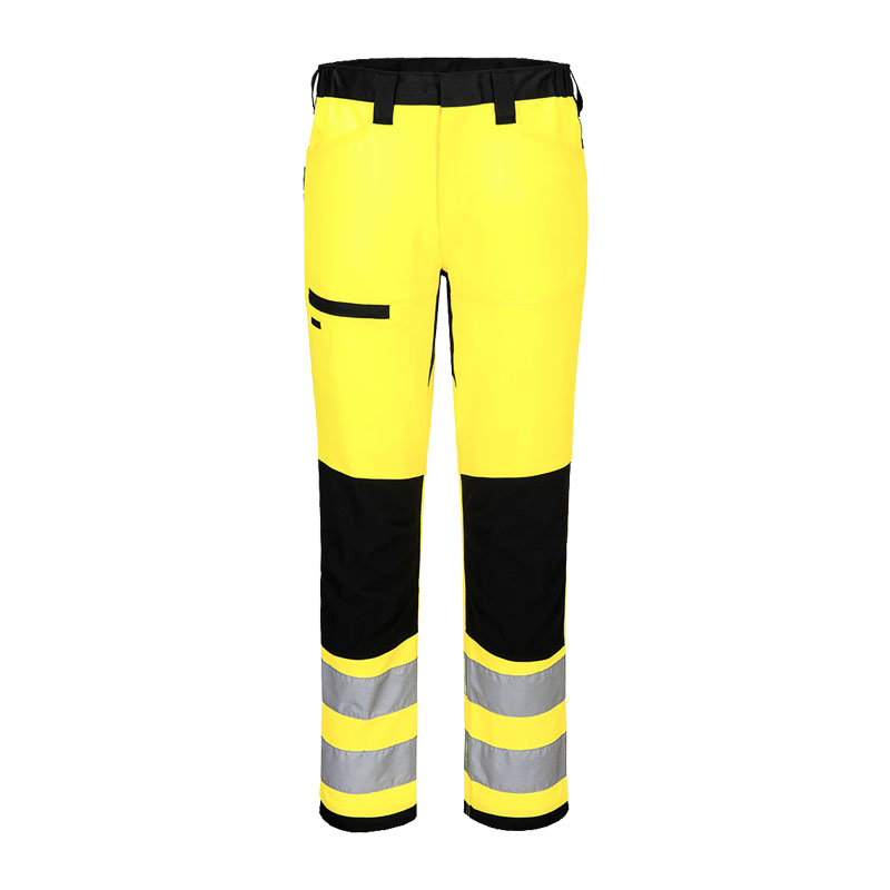 PortWest CD857 ECO Warnschutz Stretch  Hose nachhaltig