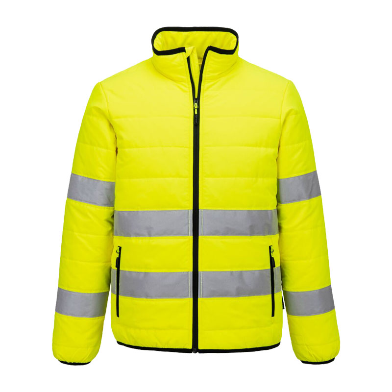 PortWest S617 Hi-Vis Warnschutz Stepp Jacke
