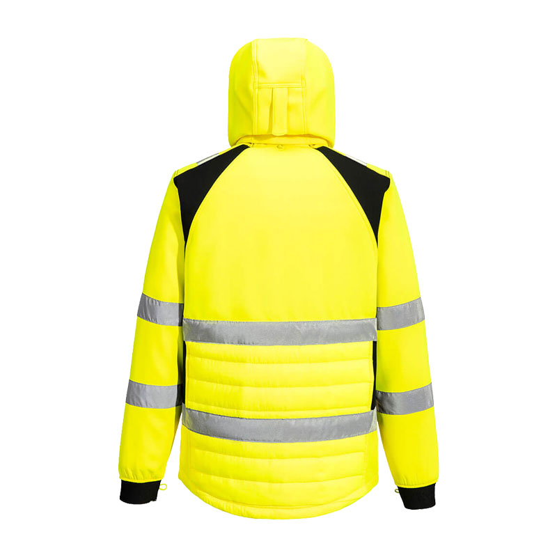 PortWest CD863 ECO Warnschutz Hi-Vis Hybrid Jacke