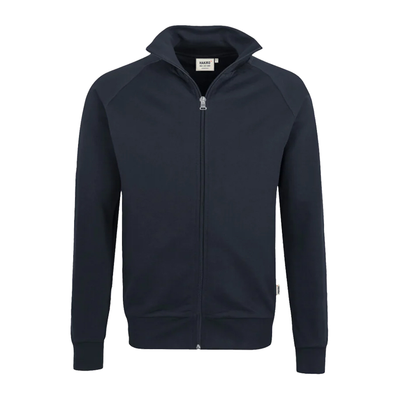 Hakro 606 PREMIUM Sweat-Jacke Comfort Fit aus Baumwolle