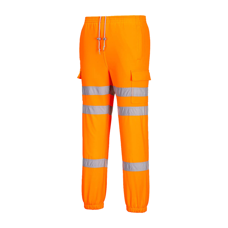 PortWest RT48 Warnschutz Jogger Hose mit 3 Reflexstreifen