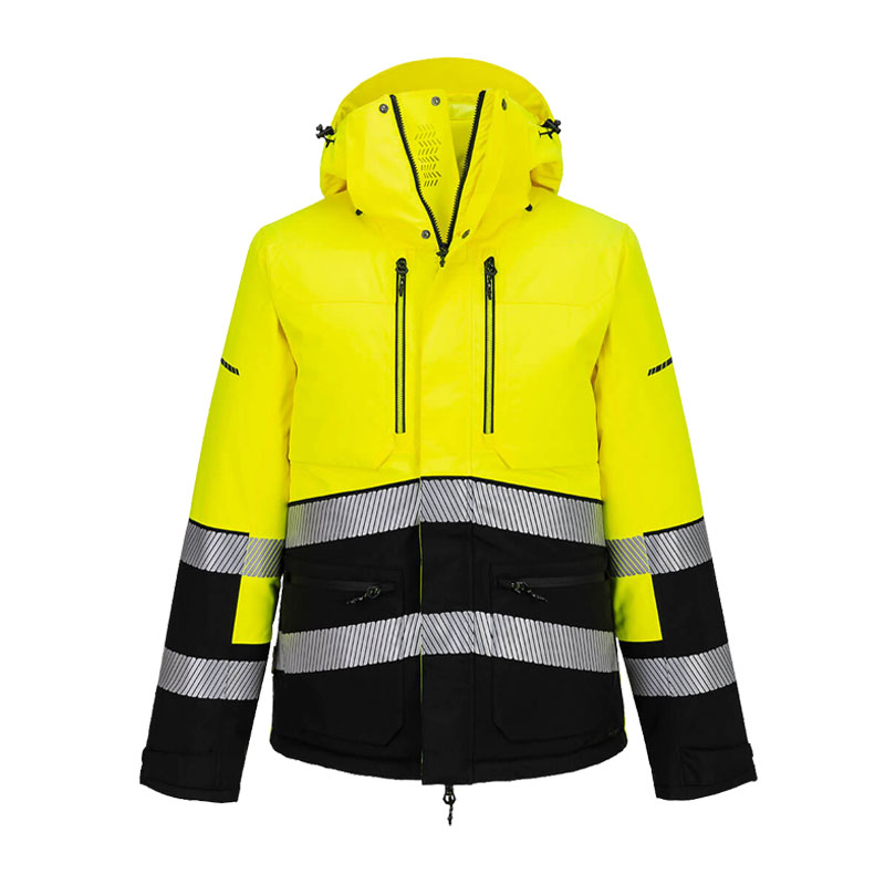 PortWest EV467 Hi-Vis Winter Warnschutz Jacke