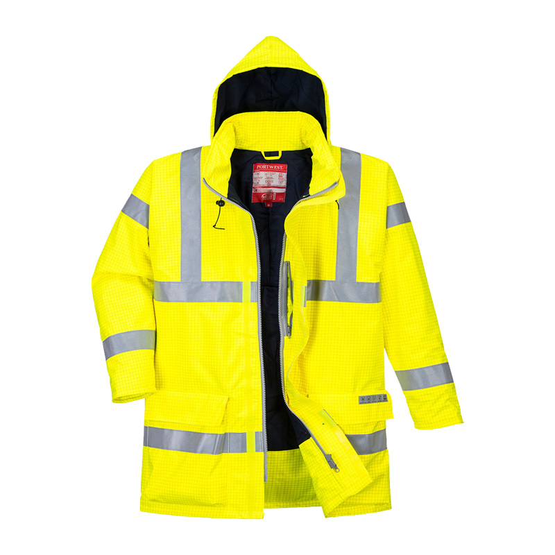 PortWest S778 MultiNorm Regen Warnschutz Jacke gefüttert