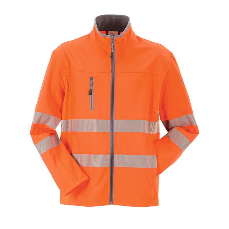 Planam Norit Pure Warnschutz SoftShell Jacke mit Stretch