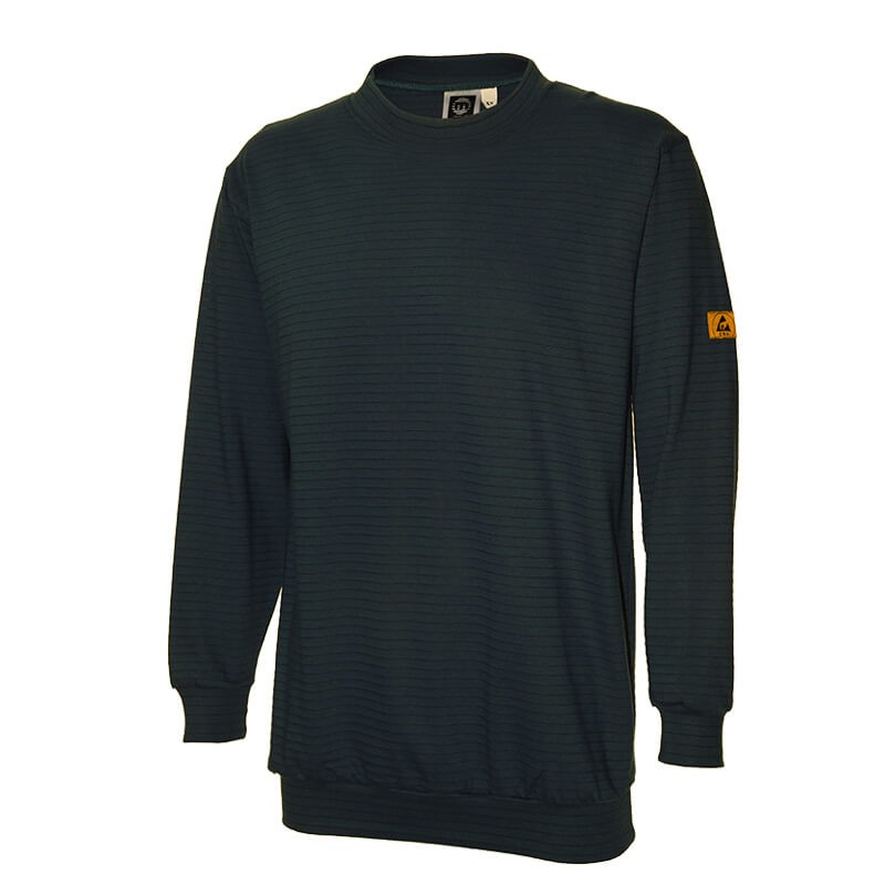 ESD Sweat Shirt hochleitfähig schwarz