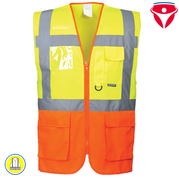 Portwest Warnschutzweste Gelb - MeshAir Mit Schulterband Größe L/XL