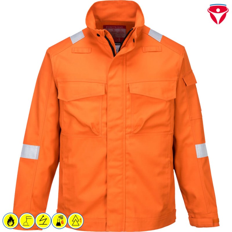 PortWest FR68 BizFlame MultiNorm Ultra Jacke | metallfrei