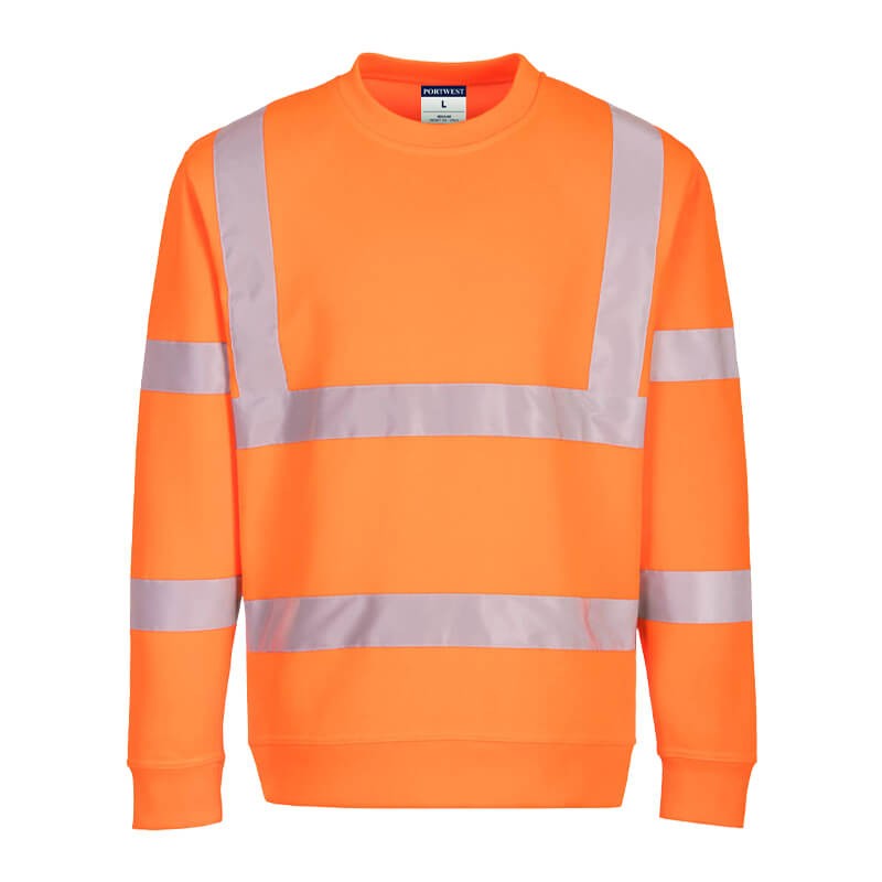PortWest EC13 ECO SLIM FIT Warnschutz Sweat Shirt nachhaltig