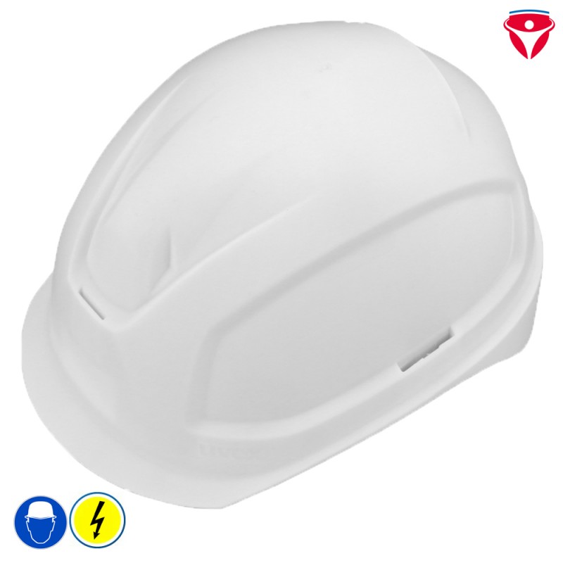 Uvex Elektriker Schutzhelm mit kurzem Schirm