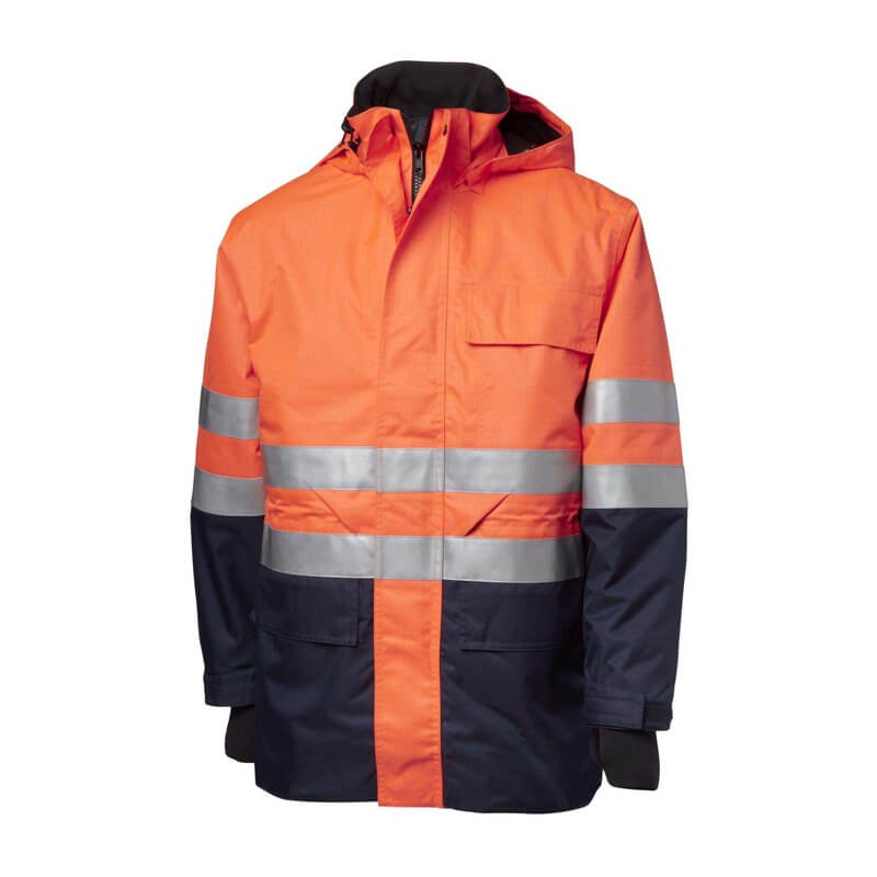 Viking Rubber flammhemmende Multi Hazard Hivis Winter-Warnschutz-Jacke 112134-101