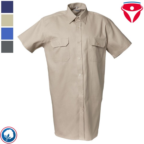 Planam Köperhemd 1/4 Arm