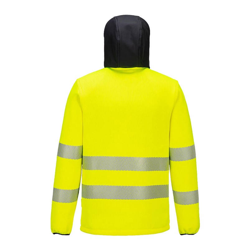 PortWest PW335 Hi-Vis Warnschutz Fleece Jacke