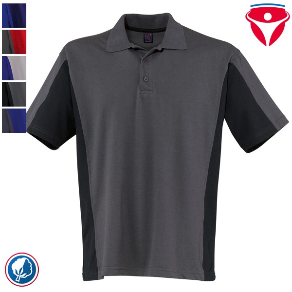 Kübler 5019 Polo-Shirt zweifarbig