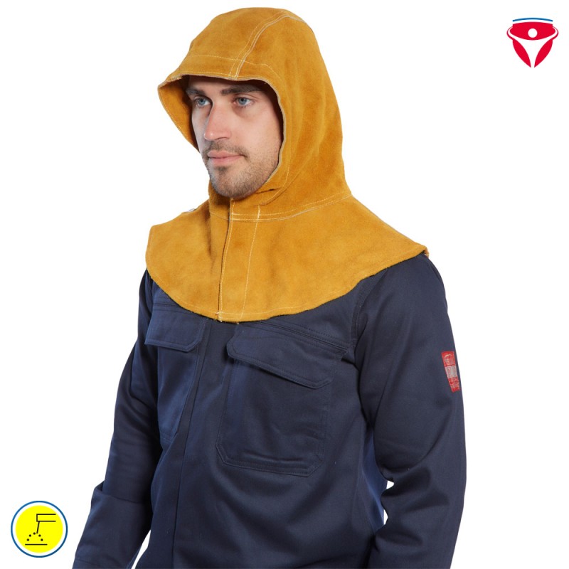 PortWest SW33 Lederhaube für Schweisser