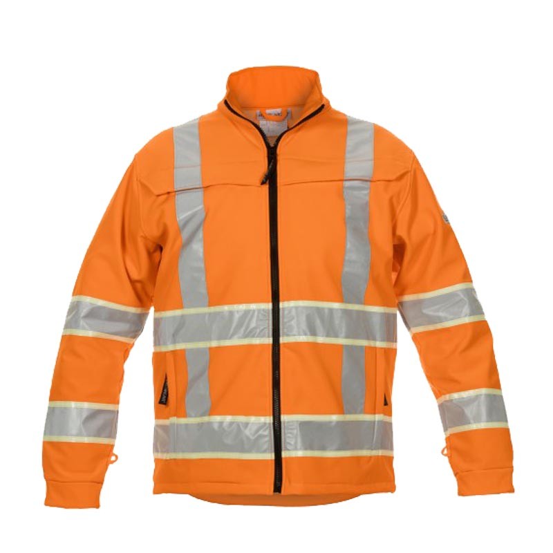 HydroWear INGEN Warnschutz Softshell Jacke Glow in the Dark