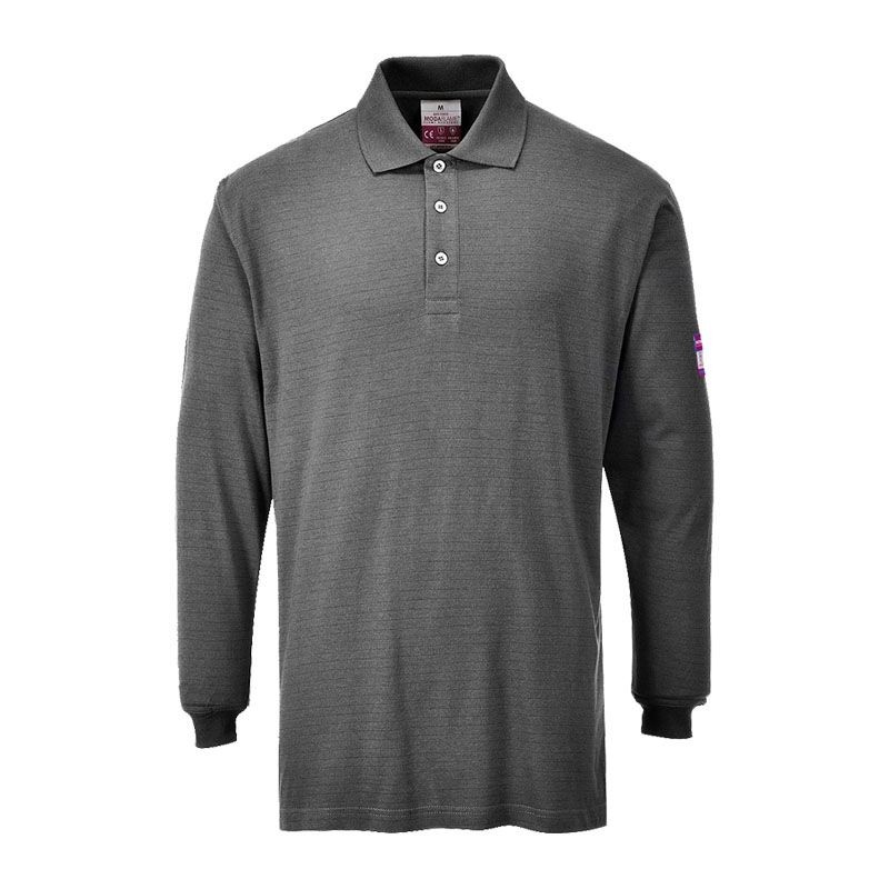 PortWest FR10 flammhemmendes, antistatisches Polo-Shirt
